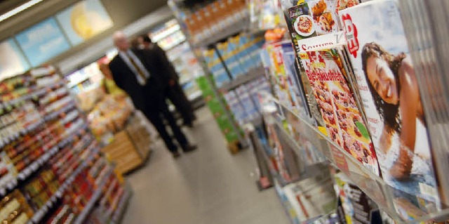 Die Auswahl im neuen Supermarkt ist deutlich grer als im alten Edeka.   | Foto: Kathrin Blum