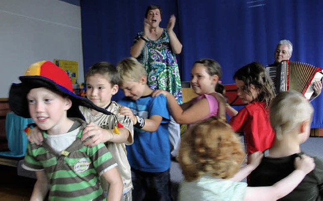 Mitmachen und Mut haben: Dies  ist die... des Maulburger Kinderferienprogramms.  | Foto: Monika Weber