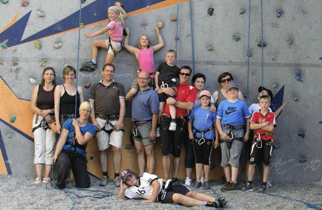Die Klettergruppe beim SAK   | Foto: Privat