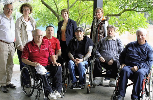 Die Rollstuhlgruppe des TCO konnte sic...CO-Prsidentin Cornelia Weizenecker.    | Foto: TCO