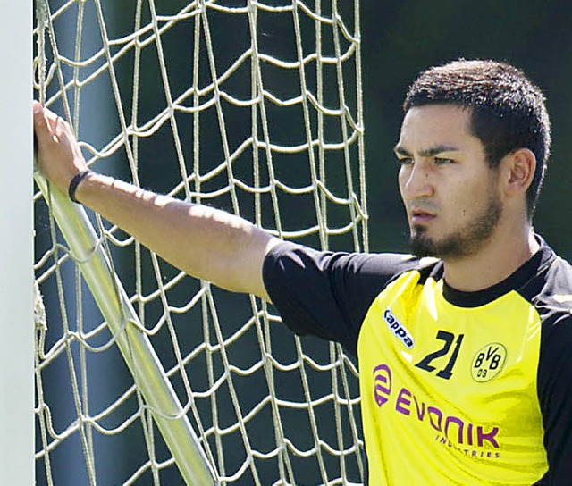 Will bald ins weie Nationaltrikot schlpfen: Dortmunds  Ilkay Gndogan   | Foto: dapd