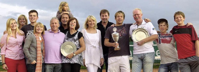 Die  Clubmeister des Tennisclubs Grenzach-Wyhlen   | Foto: Privat