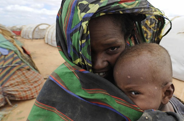 Flchtlinge aus Somalia in einem Camp in Kenia  | Foto: dpa