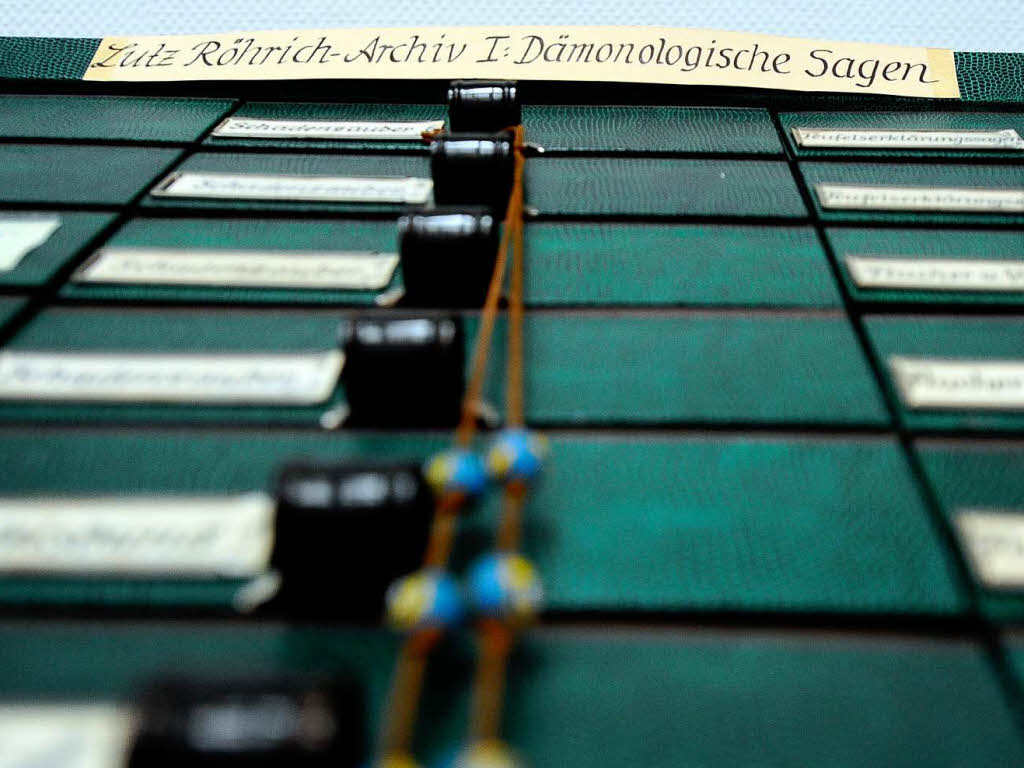 Einzigartig und sagenhaft: Das Sagenarchiv in der Goethestrae 63 in Freiburg.