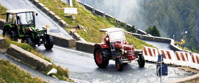 Hchstleistung fr Mensch und Maschine...hchsten asphaltierten Pass der Alpen.  | Foto: Privat