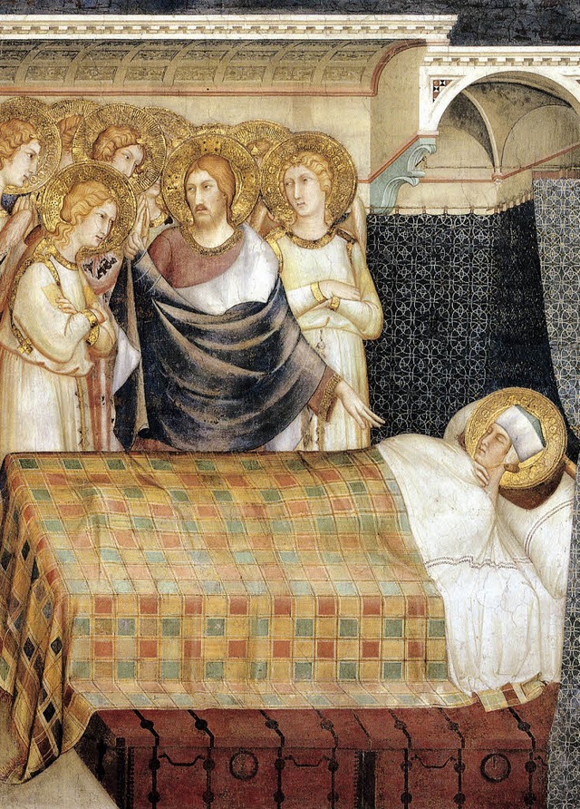 Simone Martinis &#8222;Traum des heiligen Martin&#8220;, 1320er Jahre   | Foto: verlag