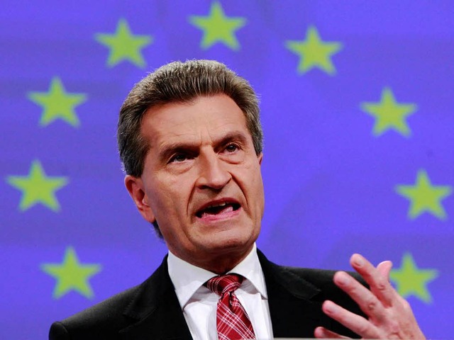 Gnther Oettinger ist gegen den Rckwa...Bonner Republik ist Geschichte.&#8220;  | Foto: dpa