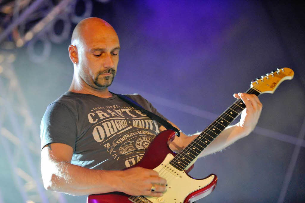 Echoes-Gitarrist und -Snger Oliver Hartmann faszinierte wie Pink-Floyd-Gitarrist David Gilmour.