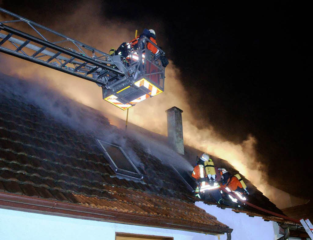 Der Dachstuhlbrand in Heiligenzell
