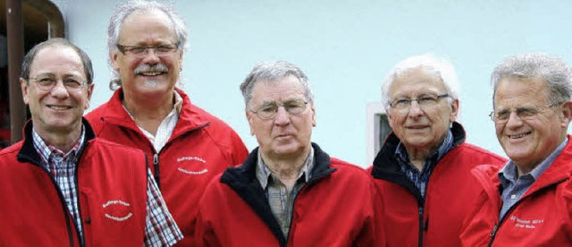 Walter Brhlmann, Gerhard Rombach, Ede... auch als Dreieteam Auflage Senioren.   | Foto: Eva Korinth