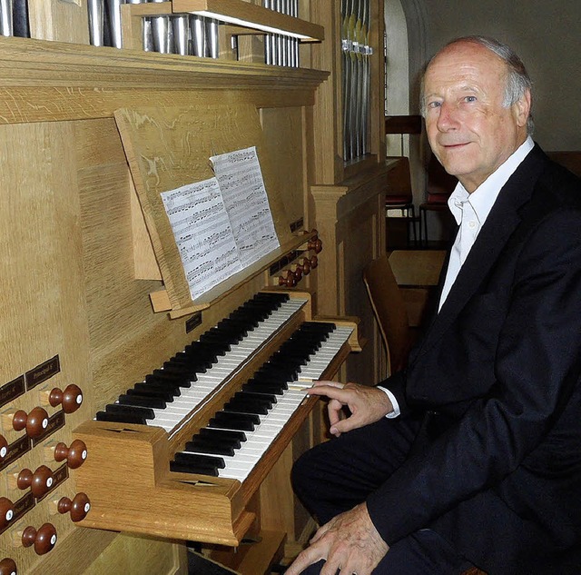 Fulminantes an der Metzler Orgel prse...m Orgelsommerkonzert in St. Leodegar.   | Foto: Flier