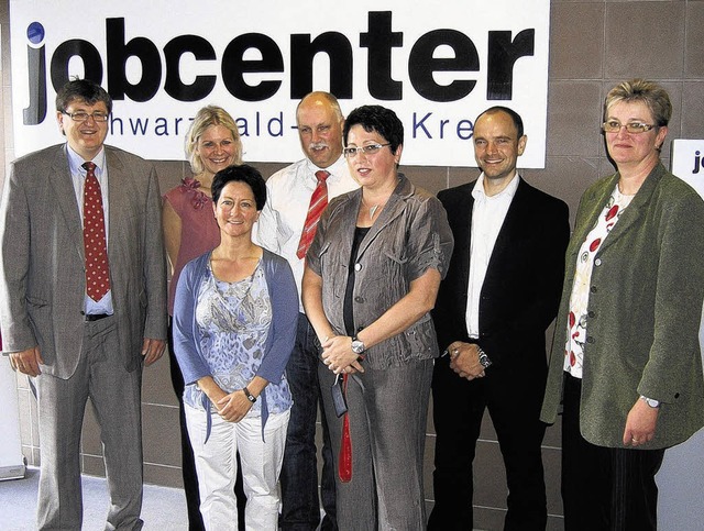 Die Fhrungsleute des neuen Jobcenters..., Daniel Bachal und Vize Pia Binkert.   | Foto: Dreher