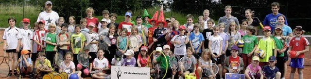 Freude beim Tennisclub Grafenhausen:  ...rdzahl  von 54 Teilnehmern verzeichnet  | Foto: Chris Seifried