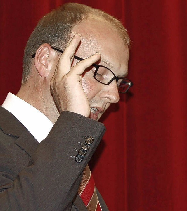 Norbert Moosmann bei seiner Vereidigung im Mai 2007.  | Foto: Archivfoto: Katja Mielcarek