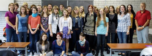 Freude am Einsatz fr die Schulgemeins...rechts), sowie Iris Feldmann (links).   | Foto: Larissa Cudok