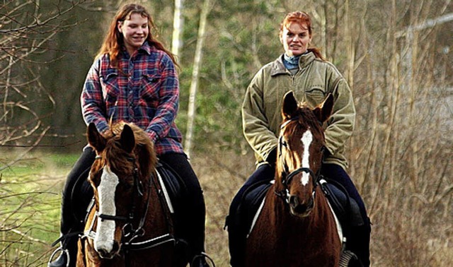 Reiten im Wald schafft in Lrrach kaum mehr Probleme.   | Foto: dpa