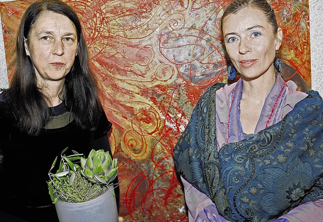 Christa Nickel (l.) aus Hfingen und Judith Boy aus Palermo   | Foto: MOLITOR