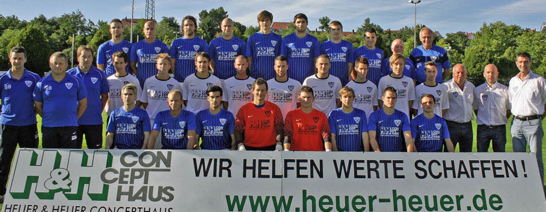 Das SVW-Team  (von links) : hinten Dan...e Elsasser, es fehlt  Thorsten Riessle  | Foto: BZ