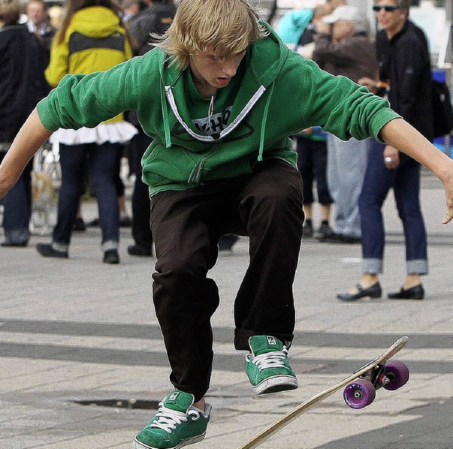 Eine Skateranlage ist das nchste Projekt der Jugendarbeit.  | Foto: dpa