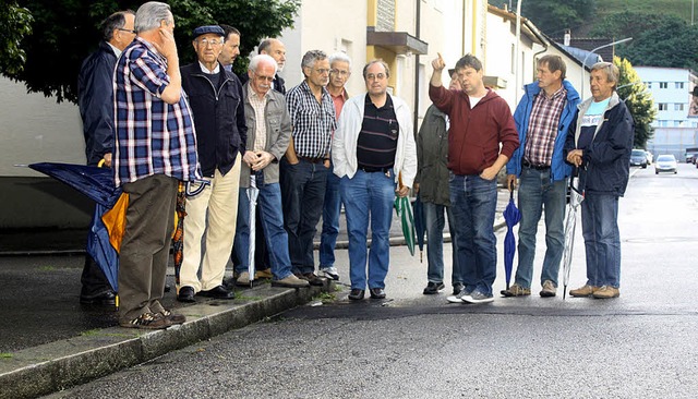 In der Gartenstrae schaute sich die C...der Kernstadt sieht man Nachholbedarf.  | Foto: Fabry