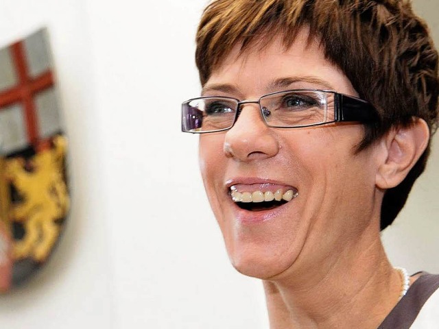 Annegret Kramp-Karrenbauer ist neue Ministerprsidentin des Saarlands.  | Foto: dpa