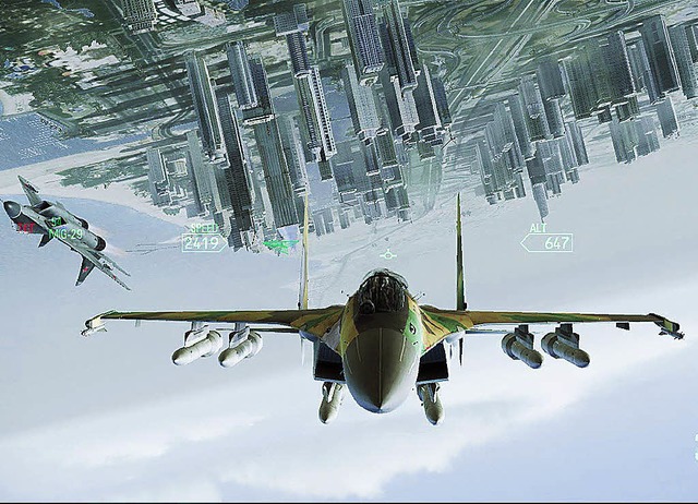 Auch ein neuer Teil des Luftkampf-Shoo... wird bei der Gamescom  zu sehen sein.  | Foto:  Namco Bandai/dpa/tmn