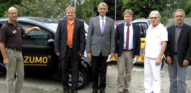 Todtnaus neues Elektromobilittskonzep...Arthur Strohmenger und Friedolin Kunz   | Foto: privat