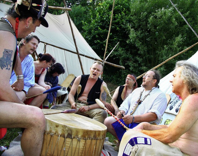 Indianergesnge werden wieder beim Wes... Wochenende in Altdorf zu hren sein.   | Foto: Archiv: Sandra Decoux-Kone