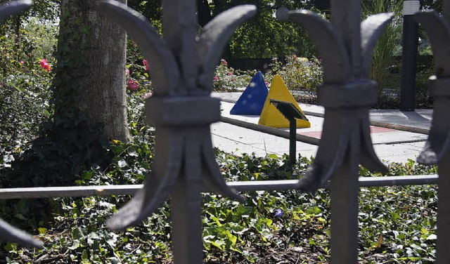 Verhrtet sind die Fronten im Streit um die Minigolfanlage im Schlosspark.  | Foto: sebastian wolfrum