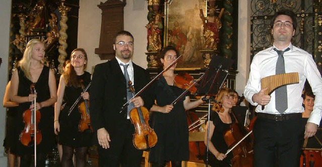 Viel Beifall bekamen das Jugendsinfoni... in der Schweizer Kirche St. Johann.    | Foto: Roswitha Frey