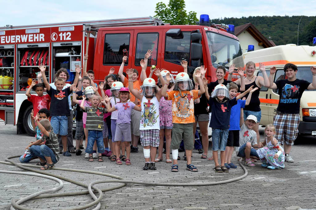 Ferienprogramm Ettenheim:Feuerwehr