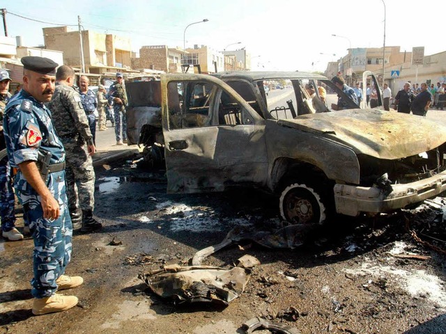 Terrorserie im Irak: Die Attentter sc...n zu &#8211; hier ein Bild aus Kirkuk.  | Foto: dpa