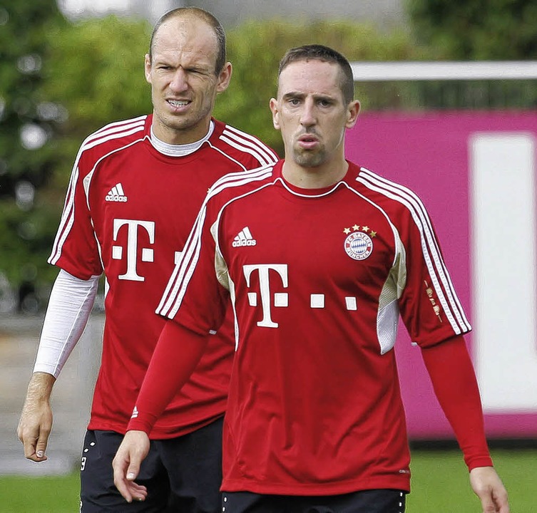 Zwei, die es gegen Zürich richten soll...rjen Robben (links) und Franck Ribéry   | Foto: dapd