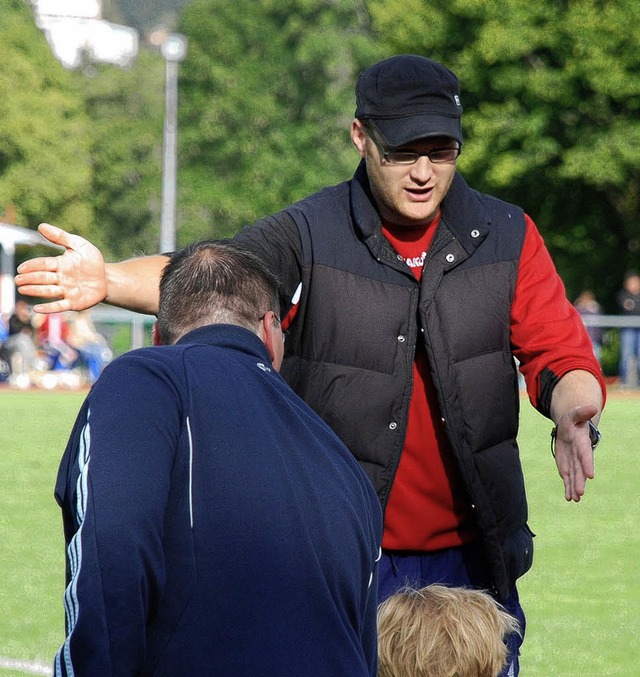 Trainer Torsten Willmann  ist schon vo...V Hinterzarten wird lnger und lnger.  | Foto: Ruoff