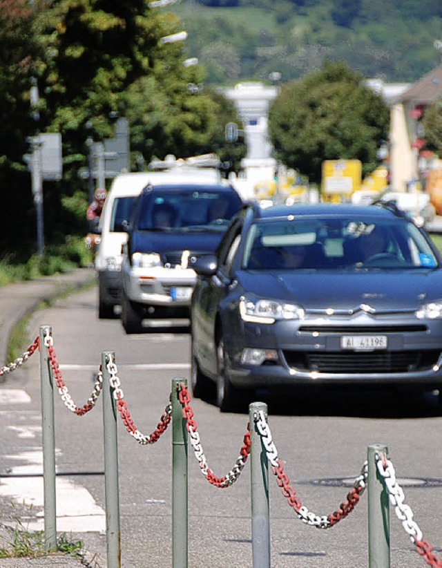Wiesentalstrae: schon jetzt stark belastet   | Foto: Trenz