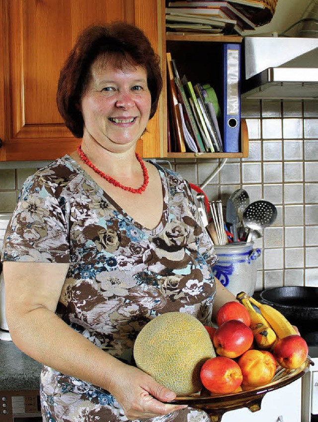 Agathe Baumgartner kocht knftig fr d...die Verwengung frischer Zutaten legen.  | Foto: Martha Weishaar