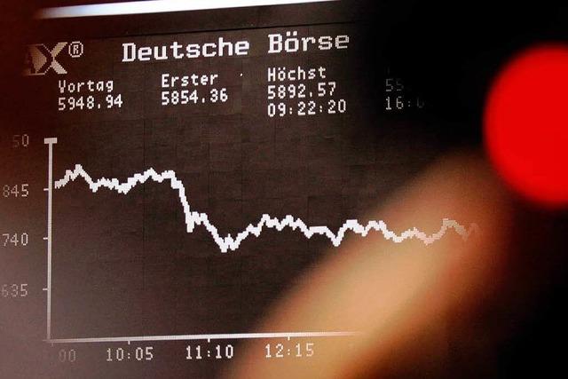 Schock in Frankfurt: Dax fällt um fast sechs Prozent