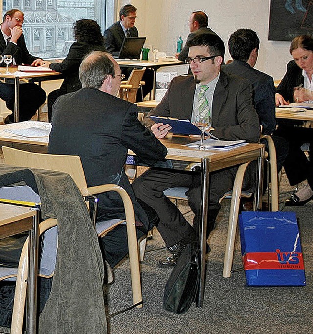 Bei der Jobsuche setzt sich die Idee d...d Chefs im Minutentakt zu verkuppeln.   | Foto: AfA Dortmund