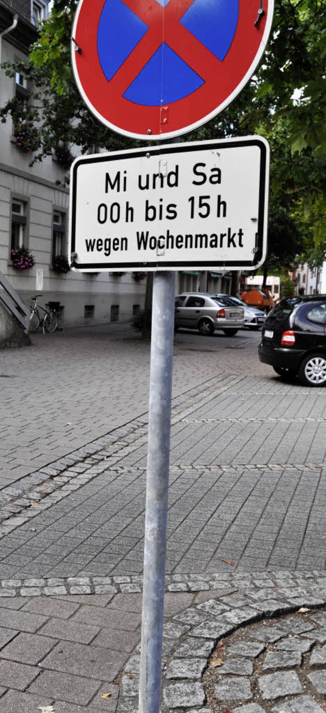 Das Altstadt-Gewerbe frchtet um seine Laufkundschaft an Markttagen.  | Foto: Nicolai Kapitz