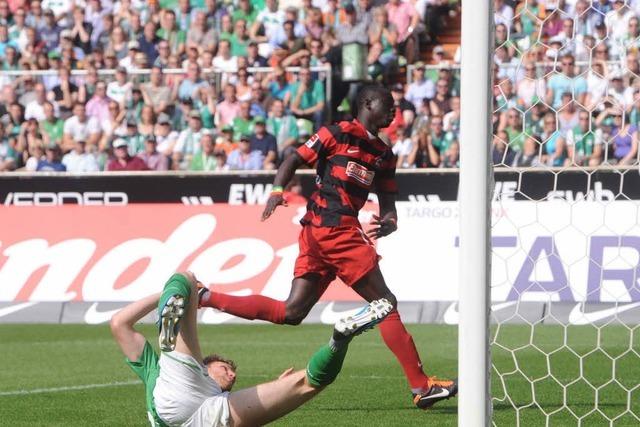 Der SC Freiburg unterliegt Werder Bremen 3:5