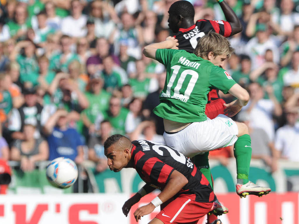 Papiss Demba Ciss, Marko Marin und Danny Williams (von oben nach unten)