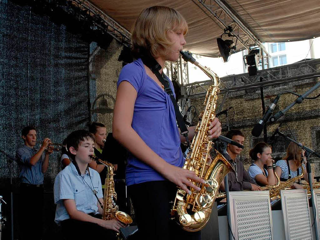 Die Swingkids sorgten am Sonntagvormittag für starken Bigbandsound Die Swingkids sorgten am Sonntagvormittag für starken Bigbandsound