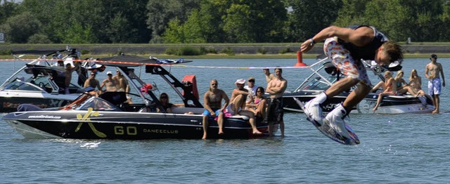 Dynamik und Spannung waren die beiden Hauptkomponenten des Wakeboard-Events.   | Foto: cristeleit