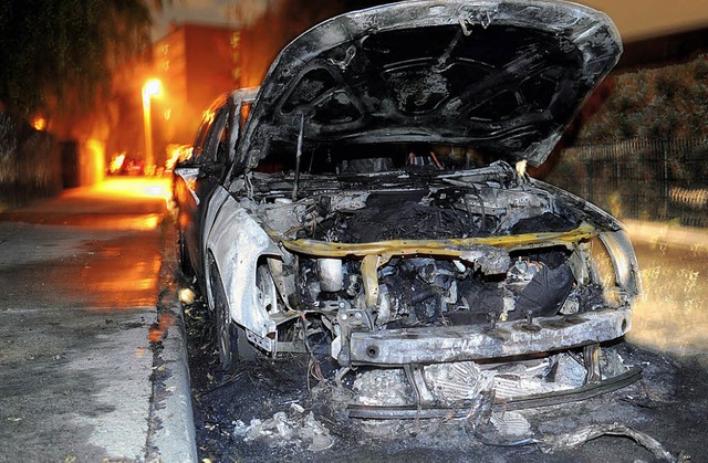 Seit einer Woche brennen in Berlin nachts wieder Autos.  | Foto: DPA/Bensiek