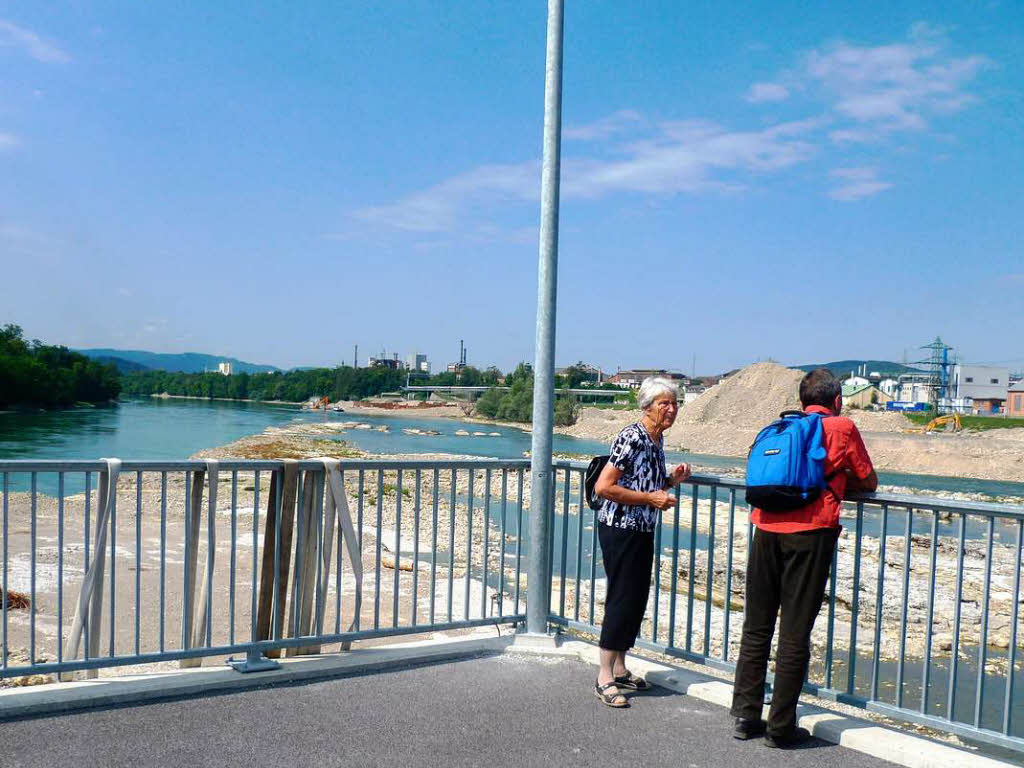 Impressionen vom neuen Rheinbergang