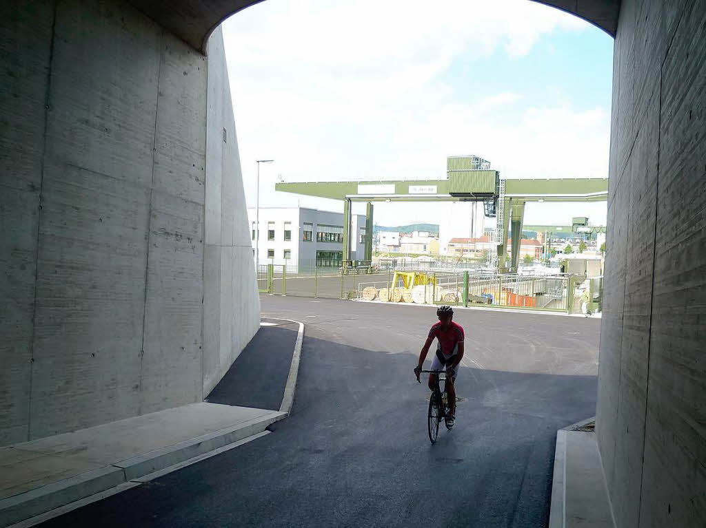 Impressionen vom neuen Rheinbergang