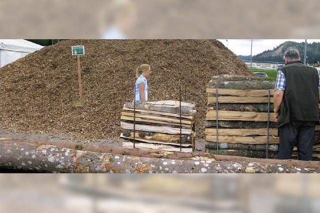 Das Holz geht in Bernau nicht so schnell aus