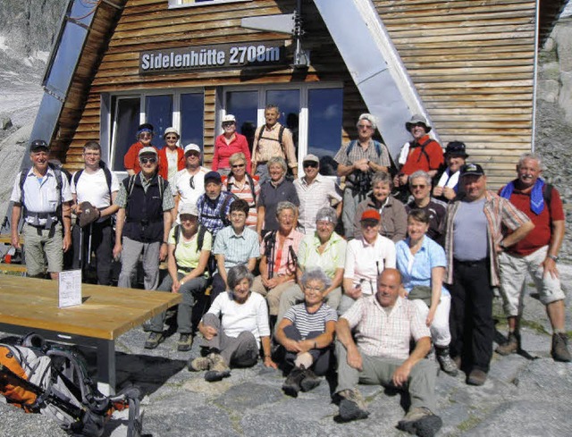 Fr die Mitglieder des Breisacher Schw...epunkt der dreitgigen Alpenwanderung.  | Foto: otmar faller