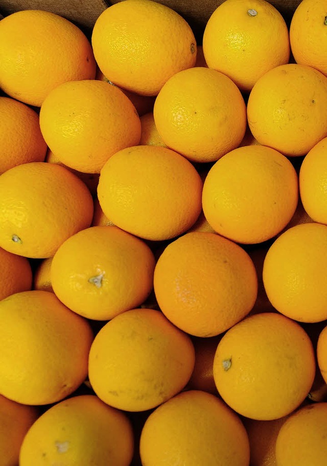 Exportschlager aus Spanien: Orangen   | Foto: Ingo Schneider