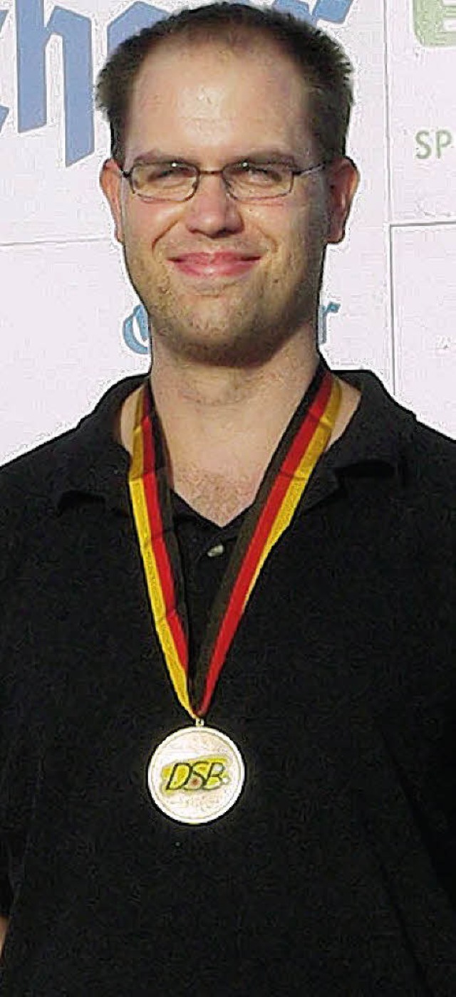 Holte in Mnchen die erste DM-Medaille fr Sdbaden: Christian Schebesta   | Foto: privat